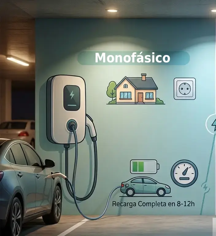 Wallbox monofásico o trifásico - cuál elegir